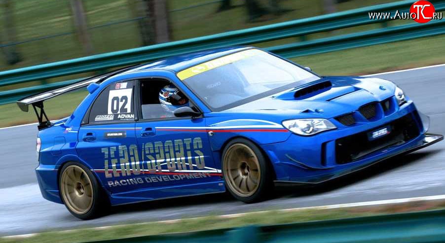 11 399 р. Пороги накладки Zero Sport Subaru Impreza GE седан (2007-2012) (Неокрашенные)  с доставкой в г. Воронеж