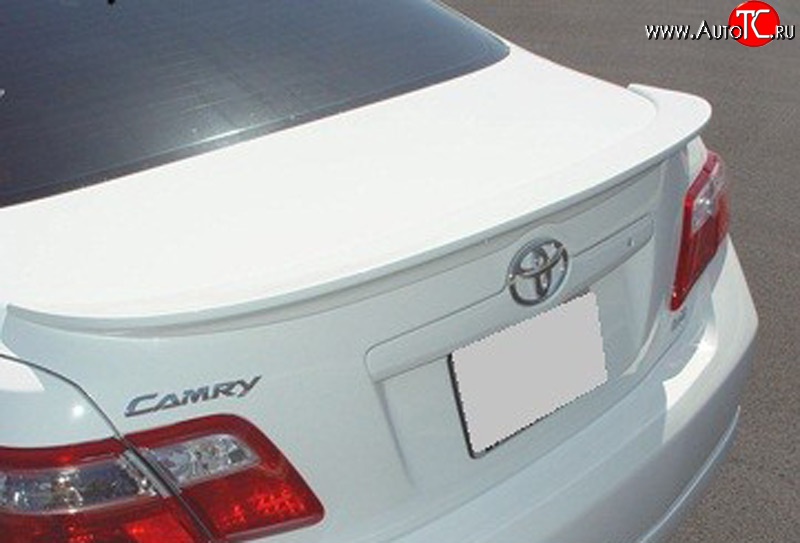 3 779 р. Спойлер Sport Toyota Camry XV40 рестайлинг (2009-2011) (Неокрашенный)  с доставкой в г. Воронеж