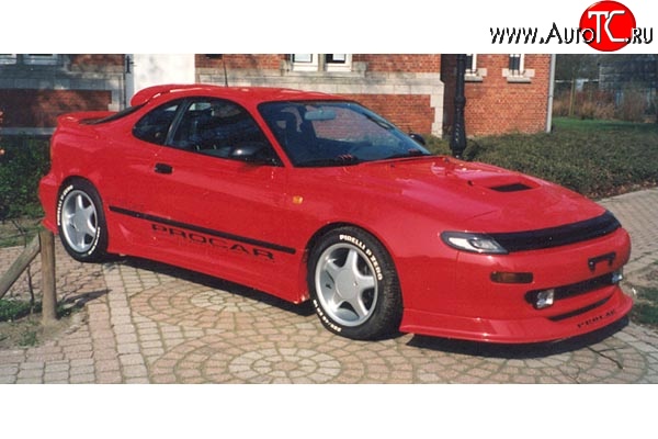 5 399 р. Накладка переднего бампера Racing Toyota Celica T180 (1989-1993)  с доставкой в г. Воронеж