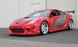 6 599 р. Пороги накладки K1 Style wide body Toyota Celica T230 (1999-2006)  с доставкой в г. Воронеж. Увеличить фотографию 2