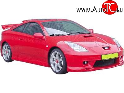 4 699 р. Накладка переднего бампера CarZone MK2 Toyota Celica T230 (1999-2006)  с доставкой в г. Воронеж