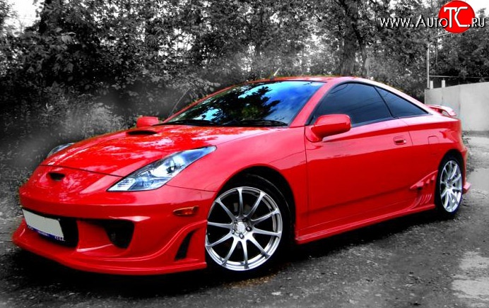 8 999 р. Передний бампер Dark Weber Toyota Celica T230 (1999-2006)  с доставкой в г. Воронеж