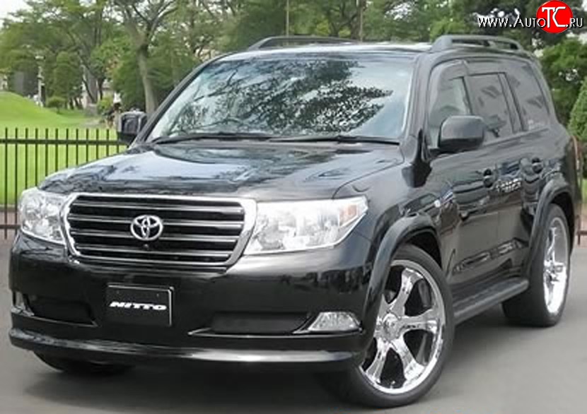 27 649 р. Передний бампер ELFORD Toyota Land Cruiser 200 дорестайлинг (2007-2012) (Неокрашенный)  с доставкой в г. Воронеж