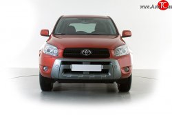 2 899 р. Накладка переднего бампера Toyota RAV4 XA305 5 дв. дорестайлинг (2005-2009) (Неокрашенная)  с доставкой в г. Воронеж. Увеличить фотографию 2