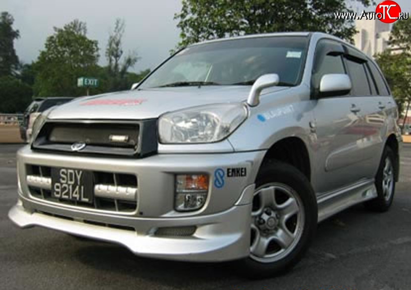 8 949 р. Накладка переднего бампера Sport Toyota RAV4 CA20 5 дв. дорестайлинг (2000-2003) (Неокрашенная)  с доставкой в г. Воронеж