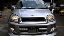 8 949 р. Накладка переднего бампера Sport Toyota RAV4 CA20 5 дв. дорестайлинг (2000-2003) (Неокрашенная)  с доставкой в г. Воронеж. Увеличить фотографию 3
