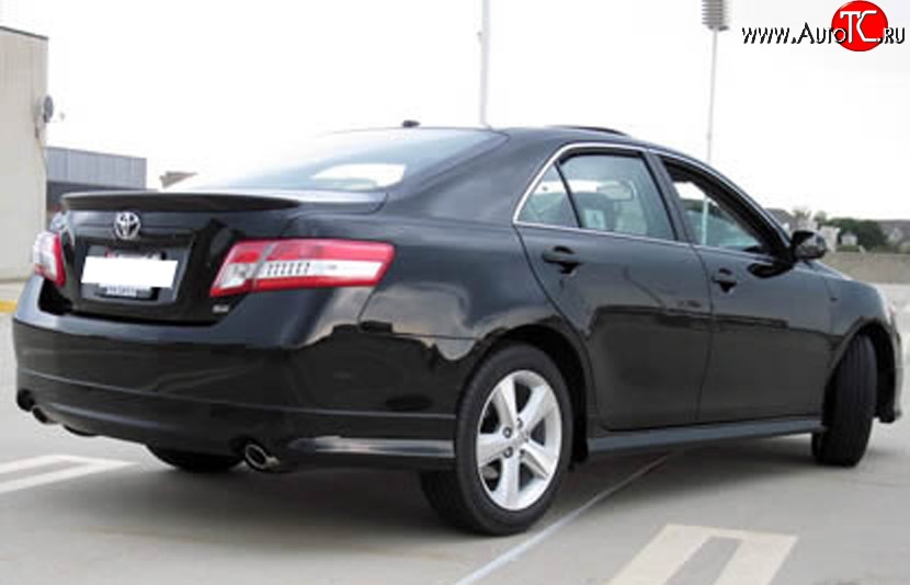8 949 р. Накладка заднего бампера Sport Edition Toyota Camry XV40 рестайлинг (2009-2011) (Неокрашенная)  с доставкой в г. Воронеж