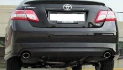 8 949 р. Накладка заднего бампера Sport Edition Toyota Camry XV40 рестайлинг (2009-2011) (Неокрашенная)  с доставкой в г. Воронеж. Увеличить фотографию 2