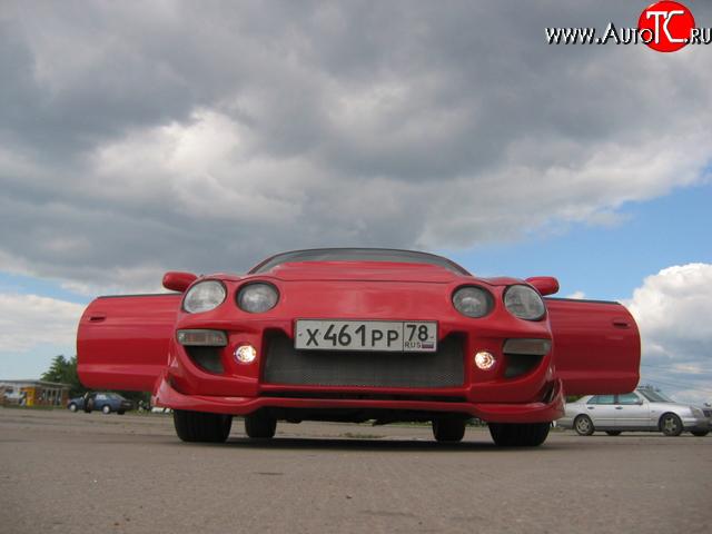 2 249 р. Нижняя юбка (сплошной элерон) Toyota Celica T210 (1993-1999)  с доставкой в г. Воронеж