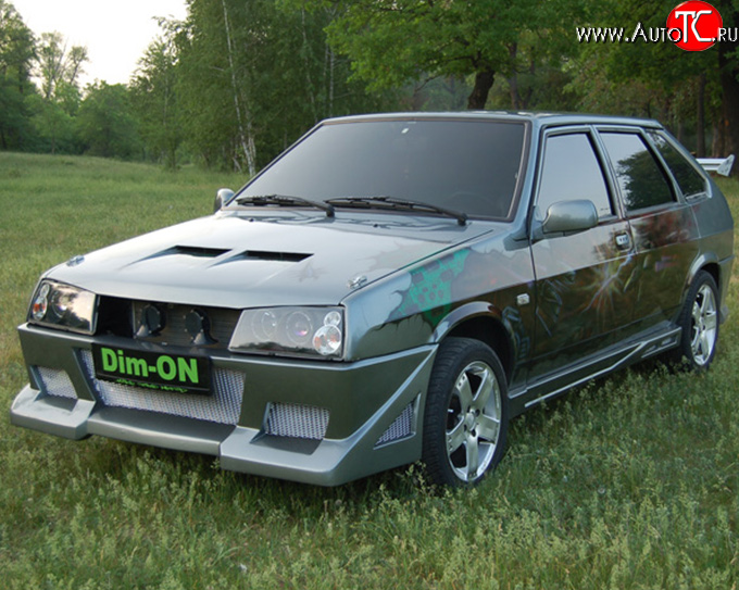 2 949 р. Передний бампер M-VRS Лада 21099 (1990-2004) (Неокрашенный)  с доставкой в г. Воронеж