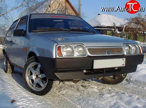 3 449 р. Накладки Дакар на фары Лада 2108 (1984-2003) (Неокрашенные)  с доставкой в г. Воронеж
