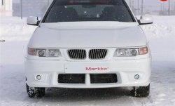 4 649 р. Передний бампер Маркко Лада 2110 седан (1995-2007) (Неокрашенный)  с доставкой в г. Воронеж. Увеличить фотографию 2