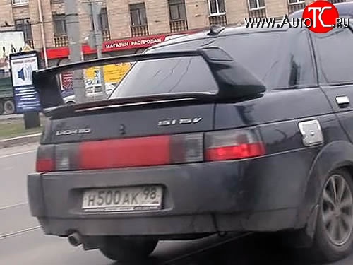4 199 р. Спойлер WRC Evo Лайт Лада 2110 седан (1995-2007) (Неокрашенный)  с доставкой в г. Воронеж