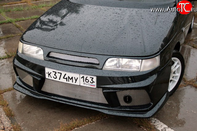 4 099 р. Передний бампер Драйв Лада 2110 седан (1995-2007) (Неокрашенный)  с доставкой в г. Воронеж