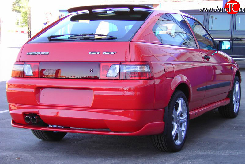 5 499 р. Спойлер SVR на задний бампер Лада 2112 хэтчбек (1999-2008) (Неокрашенный)  с доставкой в г. Воронеж