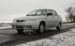 1 329 р. Пороги накладки Spider Лада 2110 седан (1995-2007) (Неокрашенные)  с доставкой в г. Воронеж. Увеличить фотографию 6