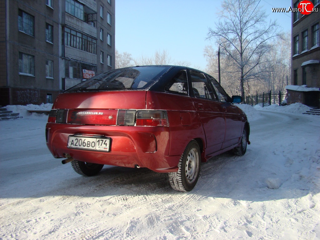 2 949 р. Задний бампер Street  Лада 2112 (1999-2009) хэтчбек, купе (Неокрашенный)  с доставкой в г. Воронеж