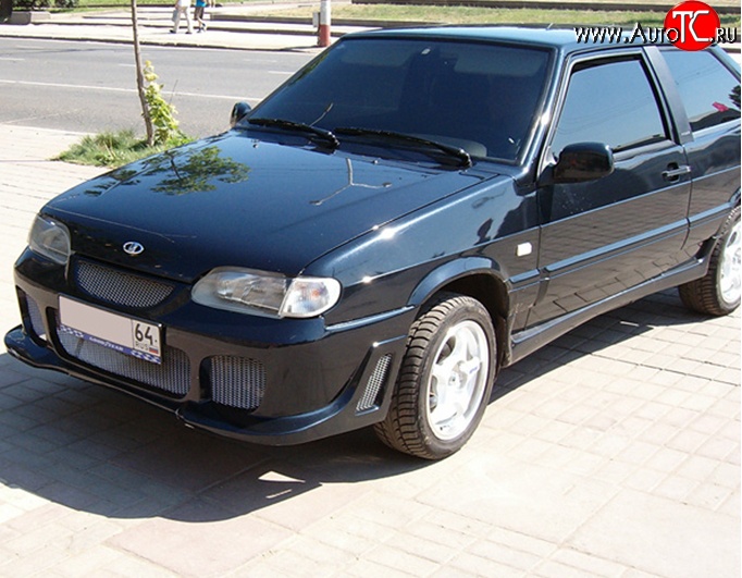 3 099 р. Передний бампер M-VRS Лада 2114 (2001-2014) (Неокрашенный)  с доставкой в г. Воронеж