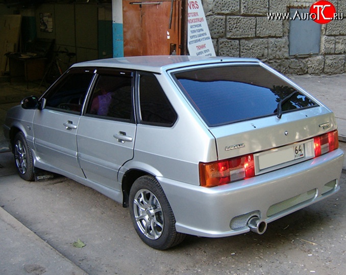 2 899 р. Задний бампер M-VRS Лада 2113 (2004-2013) (Неокрашенный)  с доставкой в г. Воронеж