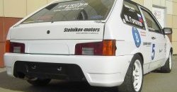 649 р. Накладка на задний номер Evo Лада 21099 (1990-2004) (Неокрашенная)  с доставкой в г. Воронеж. Увеличить фотографию 2