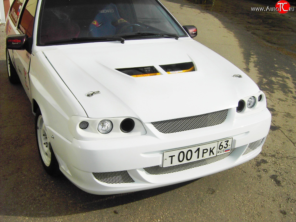 6 349 р. Пластиковый капот Evo Лада 2113 (2004-2013) (Неокрашенный)  с доставкой в г. Воронеж