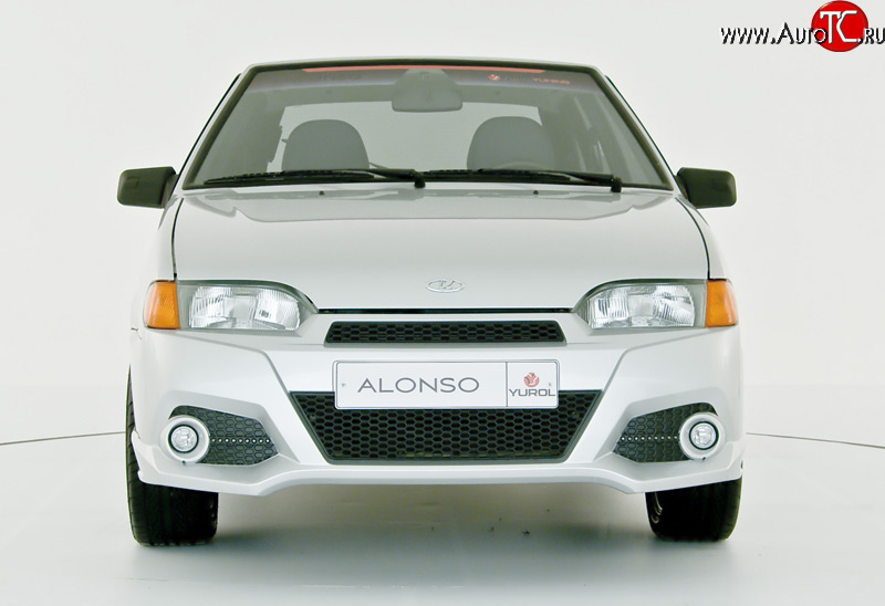 4 599 р. Передний бампер Алонсо Лада 2109 (1987-2004) (Неокрашенный)  с доставкой в г. Воронеж