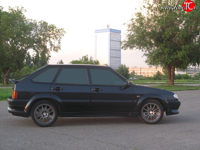 3 699 р. Пороги накладки Thorn DM Лада 21099 (1990-2004) (Неокрашенные)  с доставкой в г. Воронеж
