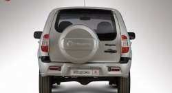 3 099 р. Бокс запасного колеса Ниагара 2 Chevrolet Niva 2123 дорестайлинг (2002-2008) (Неокрашенный)  с доставкой в г. Воронеж. Увеличить фотографию 3