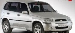 1 999 р. Пороги накладки Ниагара 2 Chevrolet Niva 2123 дорестайлинг (2002-2008) (Неокрашенные)  с доставкой в г. Воронеж. Увеличить фотографию 2