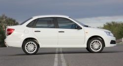 1 249 р. Лип спойлер Elegance Лада Гранта Спорт 2191 лифтбек рестайлинг (2023-2025) (Неокрашенный)  с доставкой в г. Воронеж. Увеличить фотографию 3