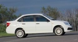 1 249 р. Лип спойлер Elegance Лада Гранта Спорт 2191 лифтбек рестайлинг (2023-2025) (Неокрашенный)  с доставкой в г. Воронеж. Увеличить фотографию 4