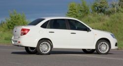 1 249 р. Лип спойлер Elegance Лада Гранта Спорт 2191 лифтбек рестайлинг (2023-2025) (Неокрашенный)  с доставкой в г. Воронеж. Увеличить фотографию 5