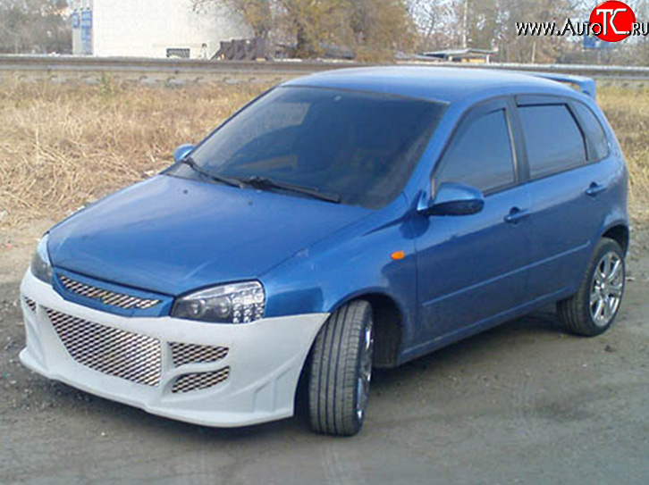 2 099 р. Передний бампер M-VRS Лада Калина 1118 седан (2004-2013) (Неокрашенный)  с доставкой в г. Воронеж