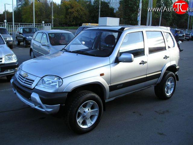 889 р. Накладки на зеркала Трофи после 2005 г.в Chevrolet Niva 2123 дорестайлинг (2002-2008) (Неокрашенные)  с доставкой в г. Воронеж