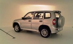 4 999 р. Задний бампер Dakar Лада 2123 (Нива Шевроле) дорестайлинг (2002-2008) (Неокрашенный)  с доставкой в г. Воронеж. Увеличить фотографию 3