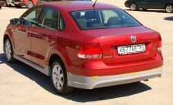4 999 р. Пороги накладки Racing Volkswagen Polo 5 хэтчбек рестайлинг (2015-2020) (Неокрашенные)  с доставкой в г. Воронеж. Увеличить фотографию 2