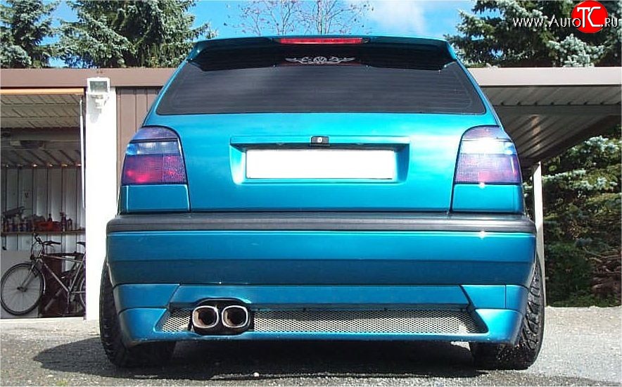 2 449 р. Козырёк Well на заднее лобовое стекло Volkswagen Golf 3 (1991-1998)  с доставкой в г. Воронеж