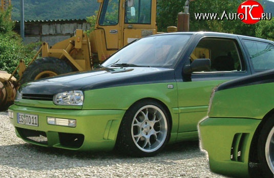7 999 р. Передний бампер Well Volkswagen Golf 3 (1991-1998)  с доставкой в г. Воронеж