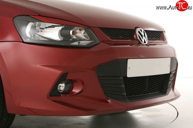 1 799 р. Противотуманные фары в передний бампер Sport Volkswagen Polo 5 седан дорестайлинг (2009-2015)  с доставкой в г. Воронеж