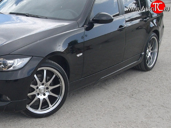 4 999 р. Пороги накладки AC Shnitzer  BMW 3 серия ( E90,  E91) (2004-2012) седан дорестайлинг, седан рестайлинг, универсал рестайлинг (Неокрашенные)  с доставкой в г. Воронеж