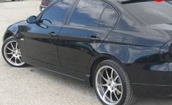 4 999 р. Пороги накладки AC Shnitzer  BMW 3 серия ( E90,  E91) (2004-2012) седан дорестайлинг, седан рестайлинг, универсал рестайлинг (Неокрашенные)  с доставкой в г. Воронеж. Увеличить фотографию 2