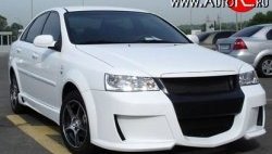 9 799 р. Передний бампер Rieger Chevrolet Lacetti седан (2002-2013) (Неокрашенный)  с доставкой в г. Воронеж. Увеличить фотографию 2
