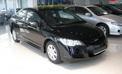 5 399 р. Пороги накладки Mugen  Honda Civic  FD (2005-2011) седан дорестайлинг, седан рестайлинг (Неокрашенные)  с доставкой в г. Воронеж. Увеличить фотографию 4