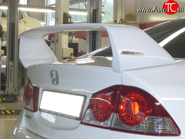 10 699 р. Антикрыло Mugen  Honda Civic  FD (2005-2011) седан дорестайлинг, седан рестайлинг (Неокрашенный)  с доставкой в г. Воронеж