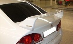 10 699 р. Антикрыло Mugen  Honda Civic  FD (2005-2011) седан дорестайлинг, седан рестайлинг (Неокрашенный)  с доставкой в г. Воронеж. Увеличить фотографию 4