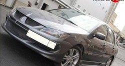 1 199 р. Подиум гос. номера EVO  Mitsubishi Lancer  9 CS (2003-2009) седан 1-ый рестайлинг, универсал 1-ый рестайлинг, седан 2-ой рестайлинг, универсал 2-ой рестайлинг (Неокрашенный)  с доставкой в г. Воронеж. Увеличить фотографию 1