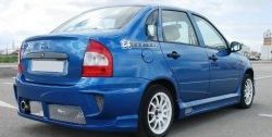 9 799 р. Задний бампер E4 Лада Калина 1118 седан (2004-2013) (Неокрашенный)  с доставкой в г. Воронеж. Увеличить фотографию 3