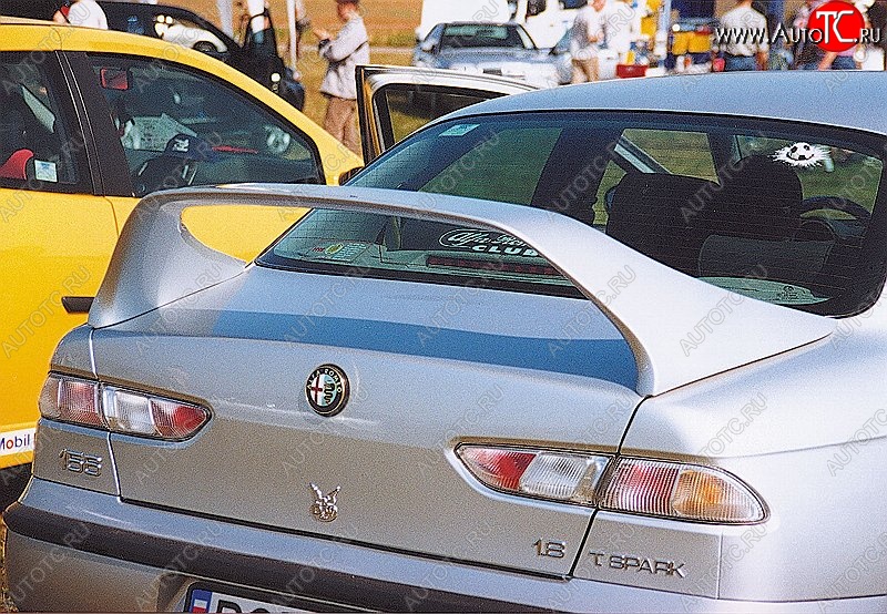 5 699 р. Спойлер CT Alfa Romeo 156 932 дорестайлинг, седан (1996-2002) (Неокрашенный)  с доставкой в г. Воронеж