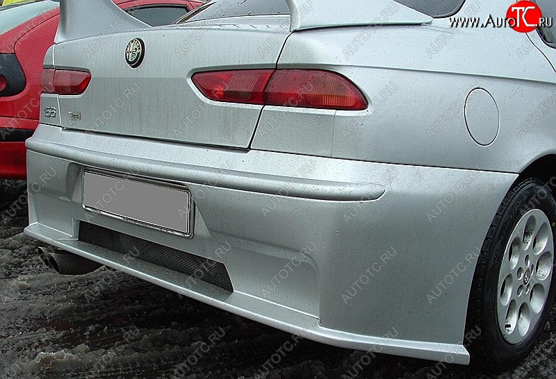 9 649 р. Задний бампер CT Alfa Romeo 156 932 дорестайлинг, седан (1996-2002) (Неокрашенный)  с доставкой в г. Воронеж