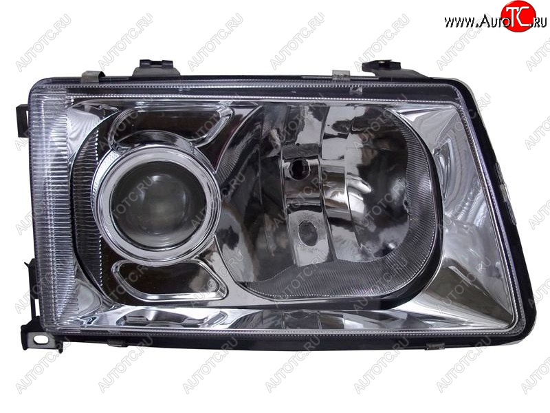 7 749 р. Правая передняя фара SAT (хрусталь/линза)  Audi 100  C3 (1982-1987) седан дорестайлинг  с доставкой в г. Воронеж